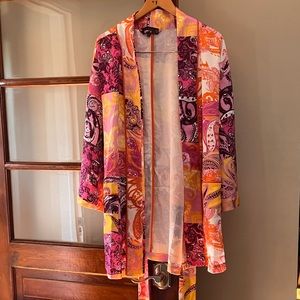 Eloquii Printed Kimono Robe Size 14/16